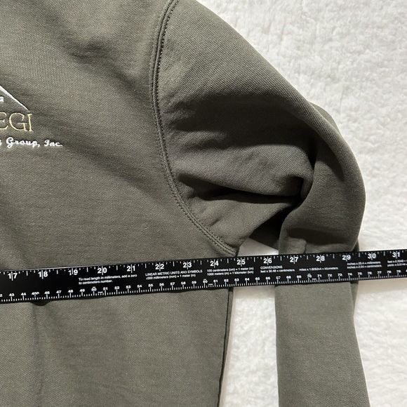 Carhartt Loose Fit Green Full Zip Hoodie Jacket Size Large - Picture 10 of 11